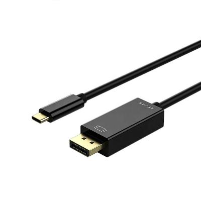 China ABS+PVC New 4KX2K 1.8M Type-C to DP cable 4K@60Hz 4K@30HzType C to DisplayPort Cable Compatible with MacBook Pro Laptop Projector for sale