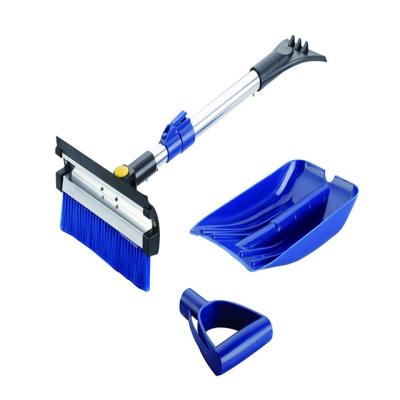 China Multi Car Winter Broom Snow Functrion Car Wash Cleaning Kit Telescopic 5 in 1 Winter Car Care Kit for sale