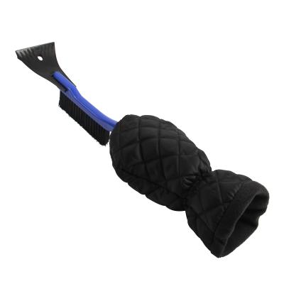 China Car Windshield Snow Ice Scraper Snow Remover Ice Scraper Plastic Warm Glove For Car for sale