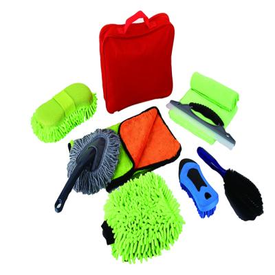 China Car Windshield Snow Set 9 Pcs Car Care Set Summer Car Care Kit For Car Washing for sale