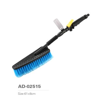 China High Quality Portable Car Wash Base Brush Water Flow Foam Brush Water Cleaning Brush With Foam Sprayer for sale