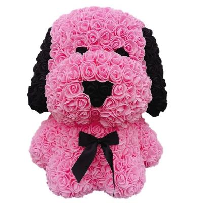 China Wholesale Ammy 40cm Weddings Decoration Ammy 40cm Gift Birthday Gift Party Decoration Pe Foam Rose Puppy for sale