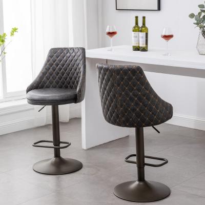 China Modern Modern Design Around Seat Covered Bar Stool for sale