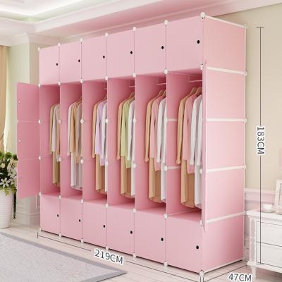 China Custom DIY Foldable Cube Plastic Dresser Storage Cube Plastic Wardrobes Kids Shoes Rack Door Entryway Shoes Stretch Box Storage Cabinet for sale