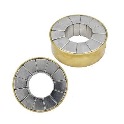 China Moto permanent magnet halbach up and down row neodymium magnet / ndfeb n52 halbach array magnets for sale