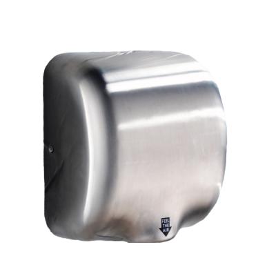 China High-spreed Wind Hand Dryer SUS304 Stainless Steel Case Mini Automatic Jet Air Hand Cold-Hot Dryer for sale