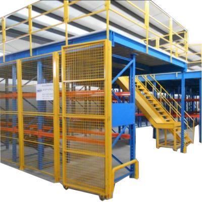 China Industrial Customized Corrosion Protection Steel Structure Racks Supported Attic Mezzanine Floor Platform Multilevel Racking for sale