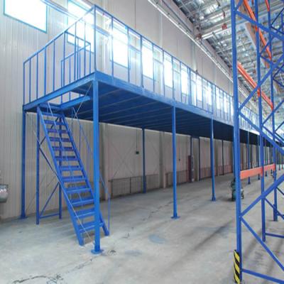 China Corrosion Protection Warehouse Storage Shelf Rack System Structural Steel Garage Racks Fabrication Steel Platform for sale