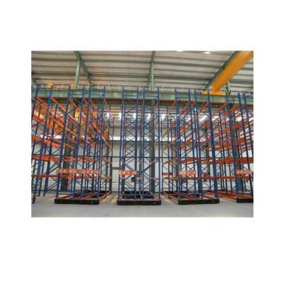 China Corrosion Protection Heavy Duty Gravity Selective Movable Pallet Rack Intelligent Racking for sale