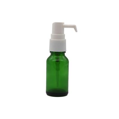 China Non Spill High Quality Glass Bottle With Throat Pump For Pharma And Cosmetic for sale