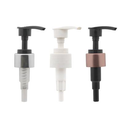 China Non Spill Aluminum Material Cosmetic Dispenser Pump With Lock Lotion Pumps for sale