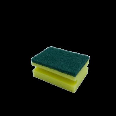 China Viable Wholesale Thick Sponge Household Cleaning Cloth Decontamination Brush Pot Double Sided Cleaning Di Strong Kitchen Supplies for sale