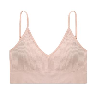 China QUICK DRY Comfortable Breathable Modal Cotton Women's Bra Unfitted Straps Tops for sale