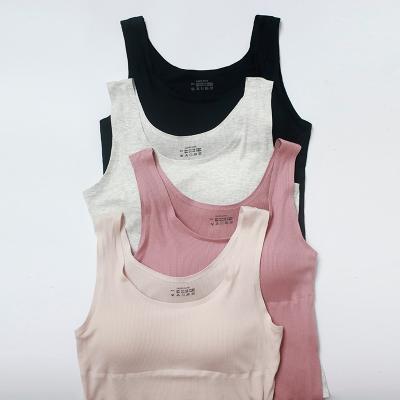 China Wholesale Women QUICK DRY padded sexy sports vest cross workout yoga strap fitness active tank top for sale