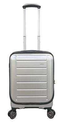 China ABS Cabin Travel Suitcase Front Opening Cabin Luggage With TSA Locks for sale