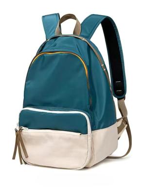 China Color Blocking Design Lightweight School Backpack Rucksack 18.5inch for sale