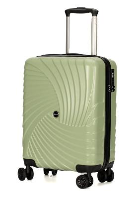 China Customerized Hard Travel Luggage Dull Satin Plain Texture ABS Anti Scratching for sale