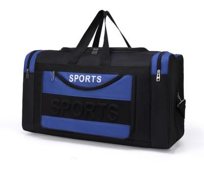 China Double Logos Light Weight Sports Weekend Bag Womens Gym Duffel Bag for sale