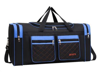 China Light Weight Travel Sports Duffel Bag With Embroidery Logo 600D Material for sale