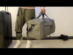 Folding way of the duffle bag