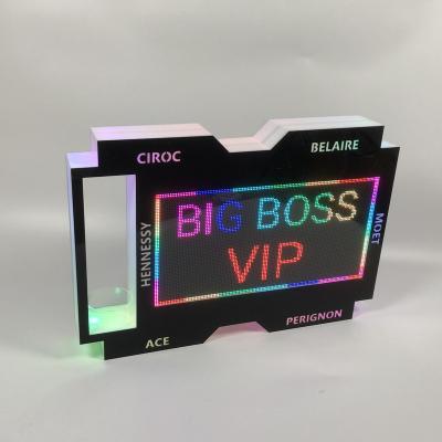 China High Quality Viable Nightclub and Bar VIP Bottle Glowing Presenter for sale