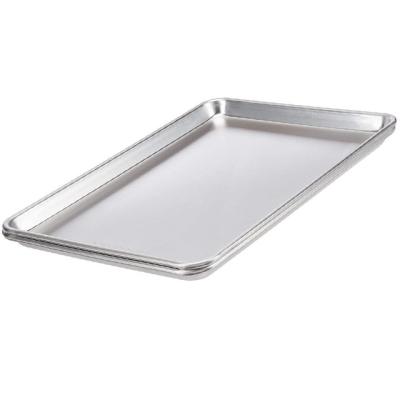 China Sustainable Natural Aluminum Commercial Baker's Sheet Bakeware Half Cake Set for sale