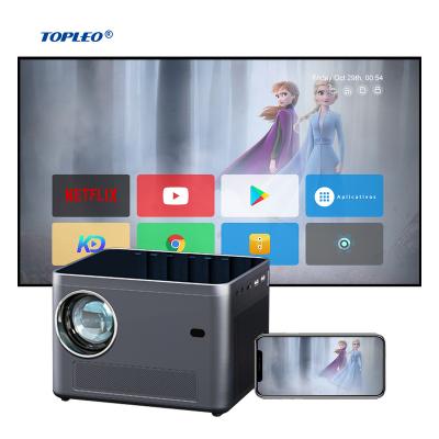 China Short Throw Topleo 3000 Lumens Show Native 1080p LCD Led Projector With Wifi Screen Share For Mobile Phone for sale