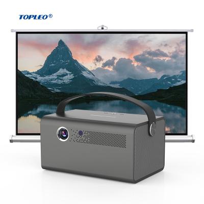 China Short Throw Mini Smart Home Theater Projector Hot Selling DLP Led Topleo Wifi Portable Pocket Wholesale Outdoor Movie Projectors for sale