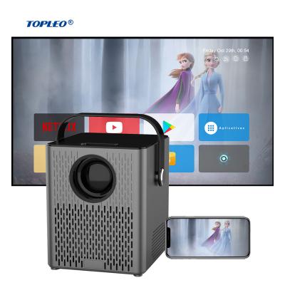 China Short Throw Topleo Smart Wifi 3d Projector Led Video Full Hd Led Smart Home Theater Projector Android 9.0 4k Video Projector for sale