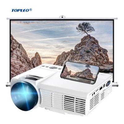 China Short Throw Topleo Q5-T Projector LCD 4K Smart Full Hd Wifi Reflecting 3D Projector For Church Cartoon Trai for sale