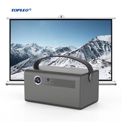 China Topleo Manufacturer Hot Selling Mini Smart Projector DLP Home Theater Short Mobile Projectors for sale