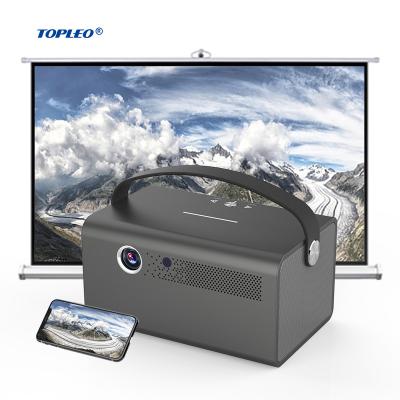 China Topleo Manufacturer Hot Selling Mini Smart Projector DLP Home Theater Short Mobile Projectors for sale