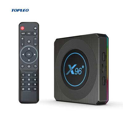 China High Speed ​​HD x96 x4 s905x4 4gb 32gb tv box android 11 satellite 8k set top tv box for sale