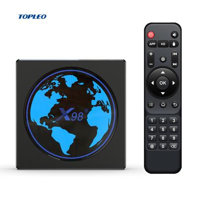 China Android 11 High Speed ​​X98 Smart TV Box Amlogic s905W2 Mini 2.4g 5g Smart Box Set Top Box Android 11 Dual Wifi TV Box for sale