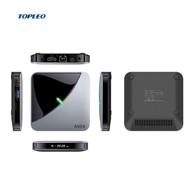 China High Speed ​​A95X F-3 Air RGB Light TV Box 4gb RAM Android 10.0 Amlogic S905X4 RAM Support 4k 8k TV Box for sale