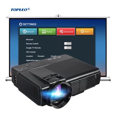 China Topleo Mini Full HD 1080P Smart 3D Short Throw LCD LED Android WIFI Mobile Outdoor Portable Projector for Home 4K Smartphone Cinema for sale