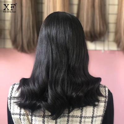 China Natural Straight In Color 100% Natural Unprocessed European Human Hair Common Brown Jewish Wigs With Reasonable Prices for sale