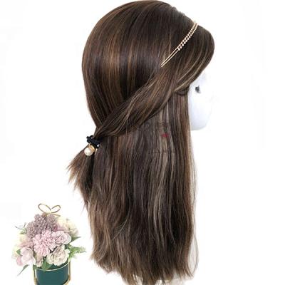 China Factory Direct Sale Virgin European Straight Unprocessed European Kosher Hair Wigs European Straight Jewish Wigs for sale