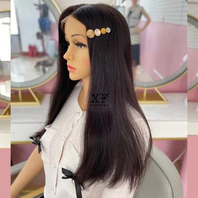 China Pretty Little Straight Hair Natural Layered Blonde Highlights Color European Virgin Hair 100% Virgin Jewish Wigs Lace Top for sale