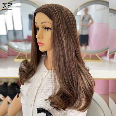 China Wholesale Natural Straight Highlights Brazilian Virgin Hair Tape Fall Kosher Wigs for sale