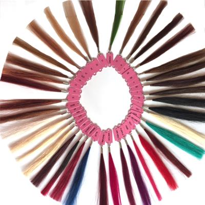 China 100% ring 100% hair color hair colors cheap wholesale 28 or 38/color chart/color table for sale