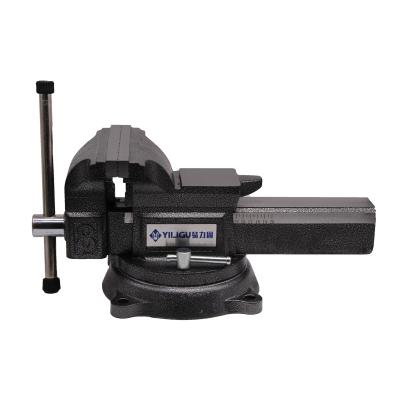 China High Quality Industrial All Heavy Duty Bench Vise Swivel Base Machine Bench Vise Heavy Duty Steel Pipe Vise Hand Tool Bench Vise for sale