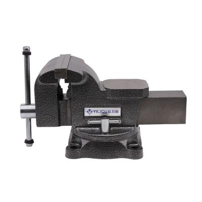 China Precision Industrial Wholesale High Quality Adjustable Standard Vise Clamp Woodworking Cast Steel Heavy Duty Bench Vise for sale