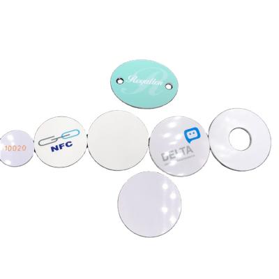 China Waterproof / antimetal rfid ip68 nfc pvc tag waterproof programmable coin tag for sale