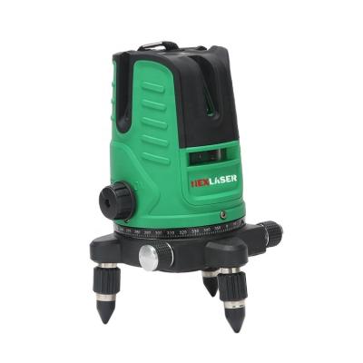 China Plastic / Rubber / Metal Lines NEXLASER 5 Flooring Green Automatic Cross Line Green Laser Level for sale