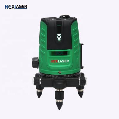 China Self-Leveling Plastic/Rubber/Metal NFG520 Professional 5 Level Laser Lines Green/Red Beam Laser Full Rotary Level for sale