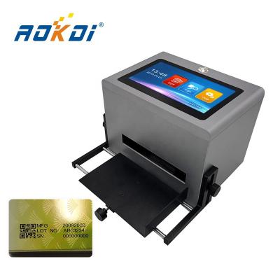 China Garment Shops AOKDI Color 45 Ink Cartridge Single Egg Ink Jet Food Industry Printer Continuous Inkjet Flatbed Printer Expiry Date for sale