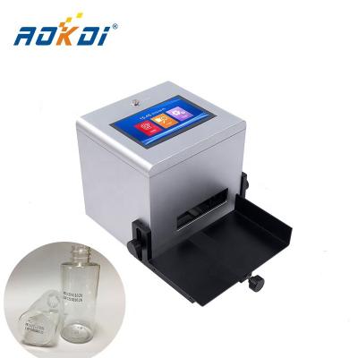 China Garment shops AOKDI HM188L tij 25 12.7MM mcu coding date printer machine barcode printer dating machine for product code and expiration date for sale