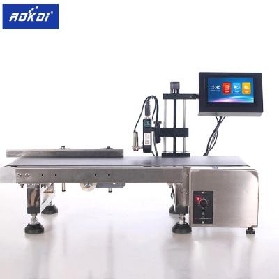 China Garment Shops AOKDI Expiry Date Multilingual Printing Machine For OPP. PP LDPE. HDPE. Eva. bopp food bag inkjet printer for sale