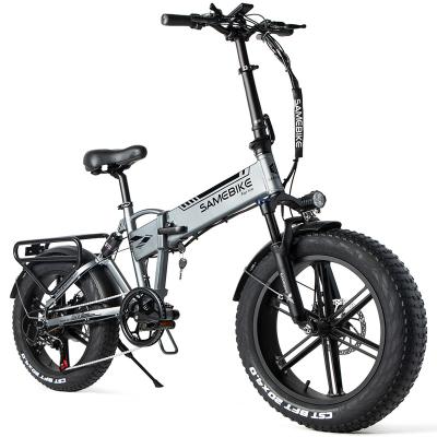 China Fat Tire Ebike Electric Bike Wholesale Aluminum Alloy City Bike Full Suspension Mountain Electric Foldable Frame for sale